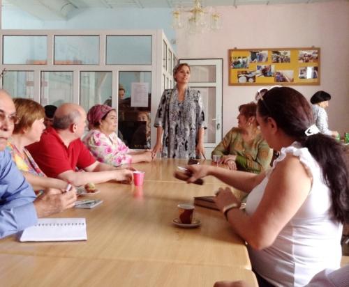 5-я сессия тренингов по пищевой безопасности НАССР и маркетингу,(учебная поездка в Курган тюбе и Шахритуз) 06-08- июля 2015г.